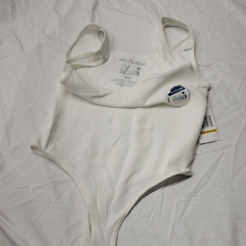 Wallflower White Bodysuit One Piece